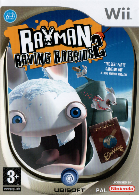 Rayman Raving Rabbids 2 — box-2D (EU)