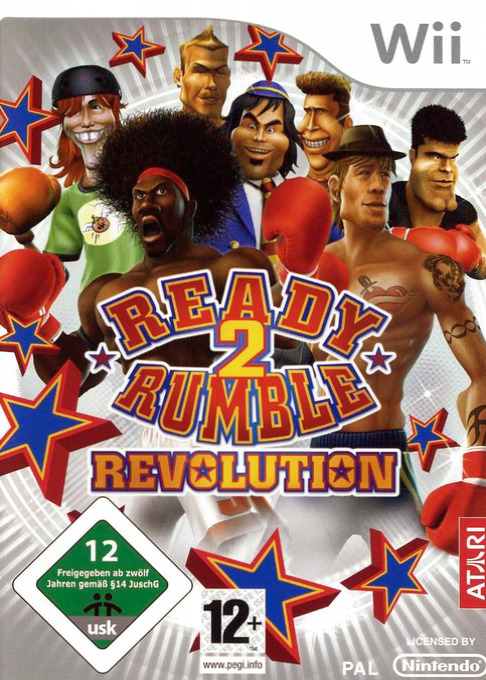 Ready 2 Rumble - Revolution — box-2D (DE)