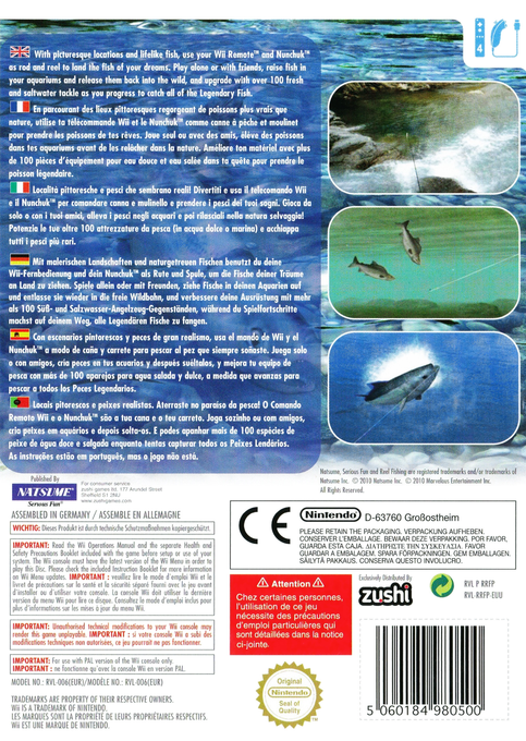 Reel Fishing - Angler's Dream — box-2D-back (EU)