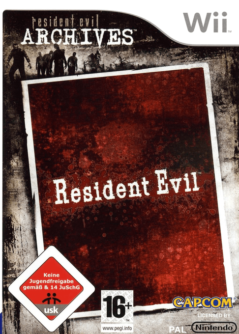 Resident Evil Archives - Resident Evil — box-2D (DE)