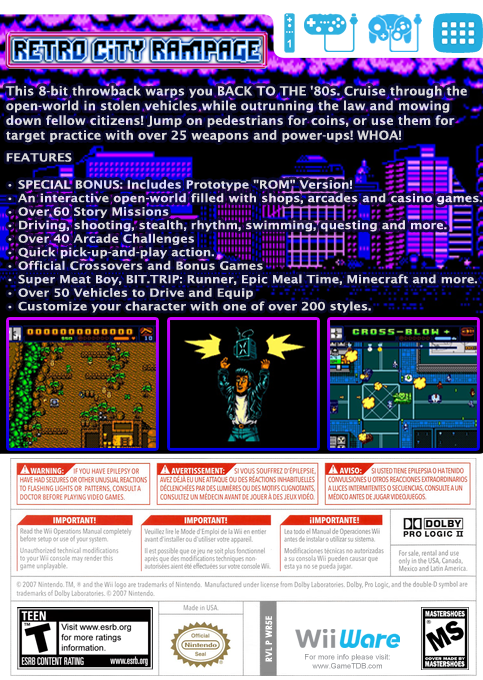 Retro City Rampage — box-2D-back (US)