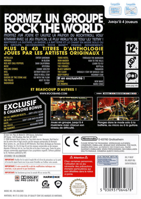 Rock Band — box-2D-back (FR)