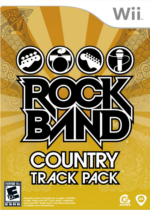 Rock Band - Country Track Pack box art