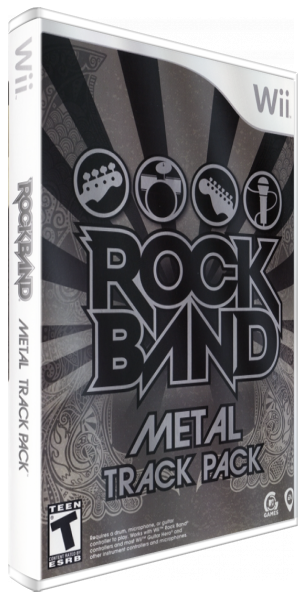 Rock Band - Metal Track Pack — box-3D (US)