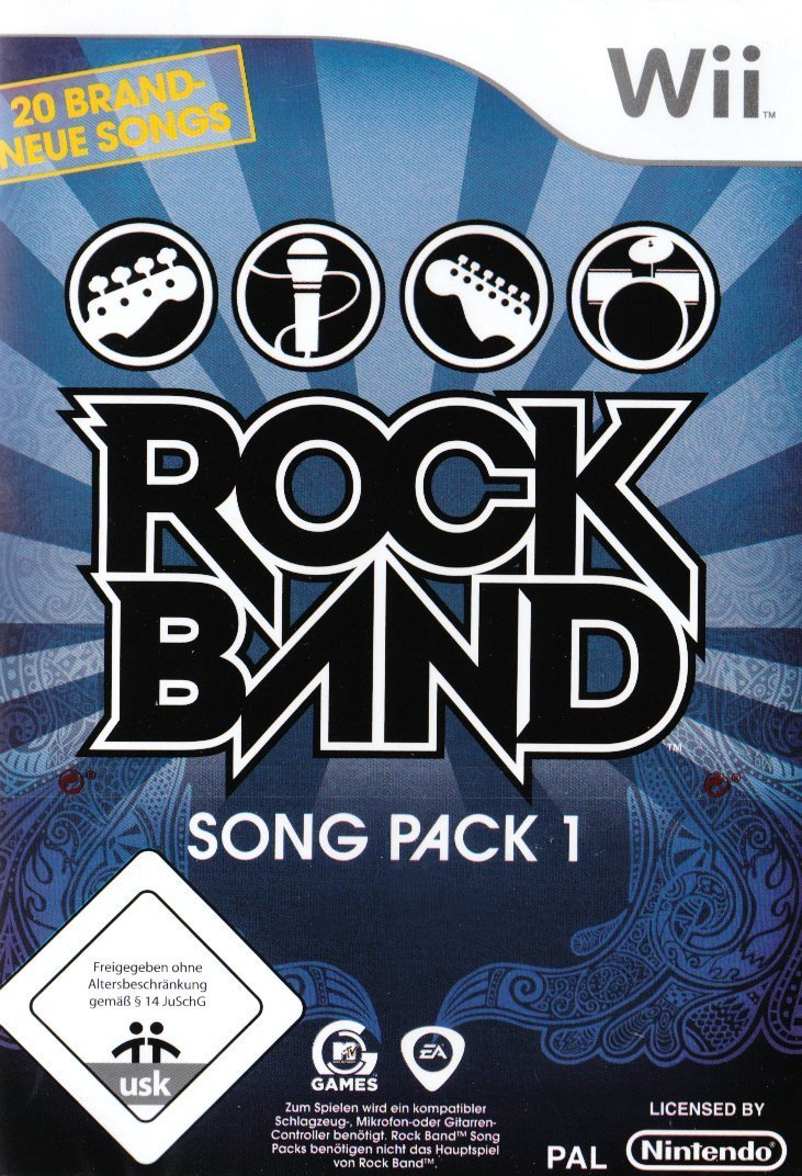 Rock Band Song Pack 1 — box-2D (DE)