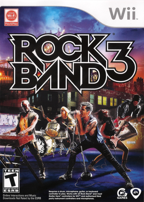 Rock Band 3 box art