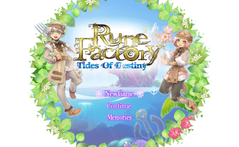 Rune Factory - Tides of Destiny — sstitle (US)