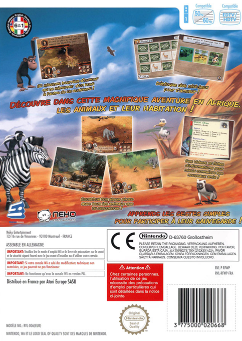 Safari Adventures Africa — box-2D-back (FR)