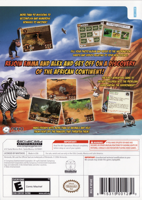Safari Adventures Africa — box-2D-back (US)