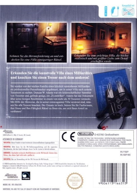 Safecracker - Expert En Cambriolage — box-2D-back (DE)