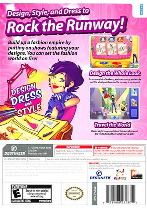 Satisfashion - Rock The Runaway — box-2D-back (US)