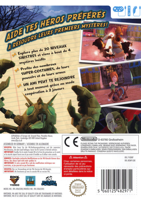 Scooby-doo! Opération Chocottes — box-2D-back (FR)