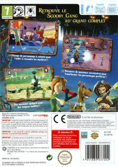 Scooby-doo! Panique Dans La Marmite — box-2D-back (FR)