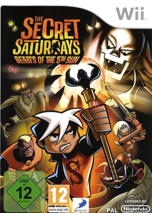 Secret Saturdays - Beasts Of The 5th Sun, The — box-2D (DE)