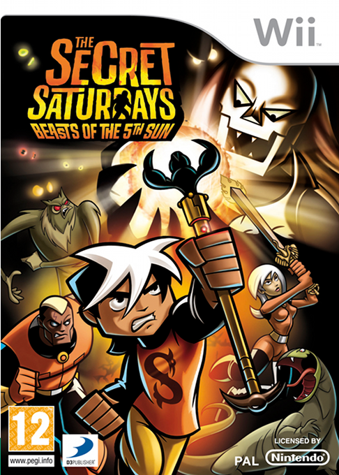 Secret Saturdays - Beasts Of The 5th Sun, The — box-2D (EU)