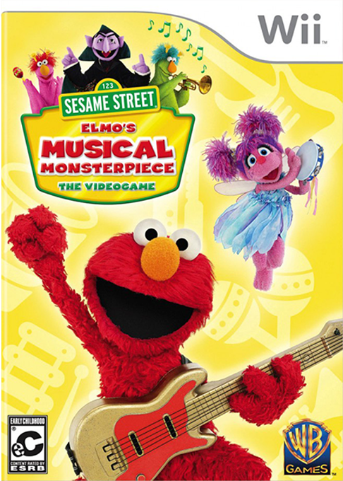 Sesame Street - Elmo's Musical Monsterpiece box art