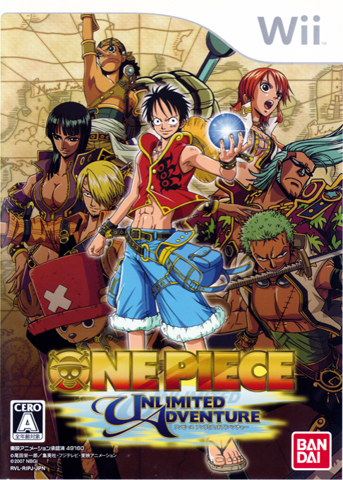 One Piece - Unlimited Adventure — box-2D (JP)