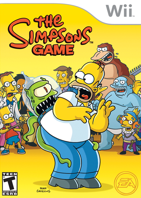 Simpsons Game, The box art