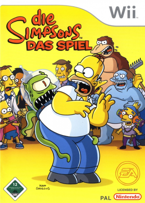 Simpsons Game, The — box-2D (DE)