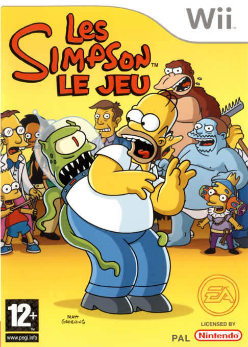 Simpsons Game, The — box-2D (FR)