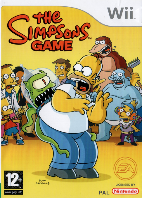 Simpsons Game, The — box-2D (EU)