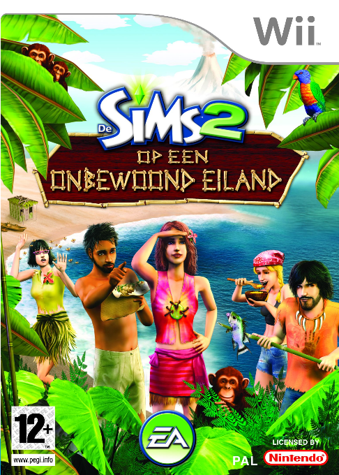 Sims 2 - Castaway, The — box-2D (NL)