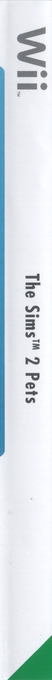 Sims 2 - Pets, The — box-2D-side (EU)