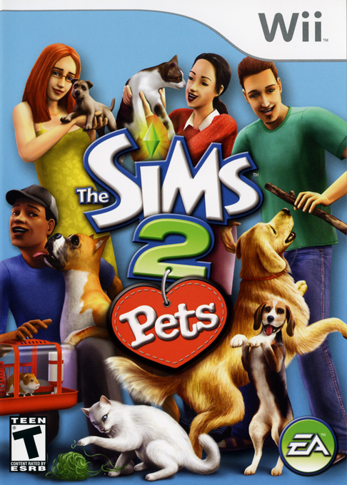 Sims 2 - Pets, The box art