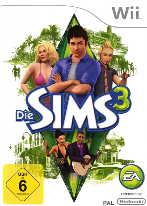 Sims 3, The — box-2D (DE)