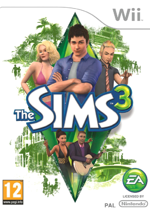 Sims 3, The — box-2D (NO)