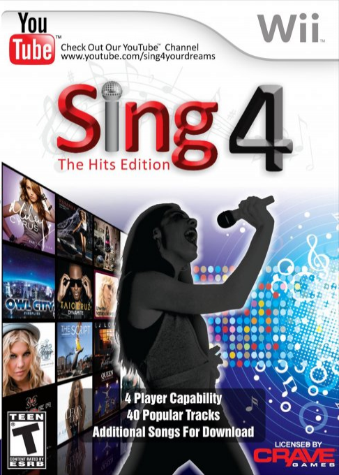 Sing 4 box art