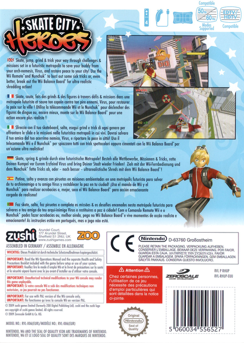 Skate City Heroes — box-2D-back (EU)