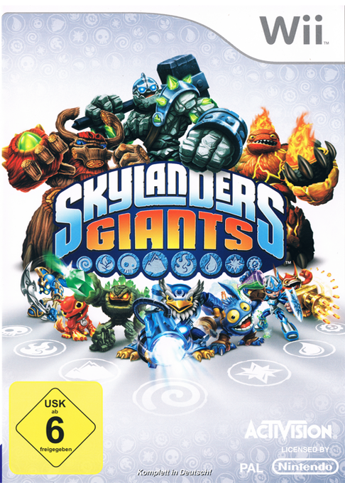 Skylanders Giants — box-2D (DE)