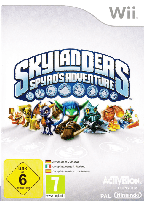 Skylanders - Spyro's Adventure — box-2D (DE)