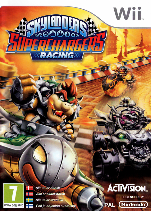 Skylanders : SuperChargers Racing — box-2D (EU)