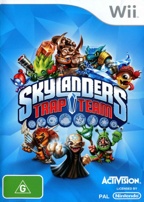 Skylanders Trap Team — box-2D (AU)