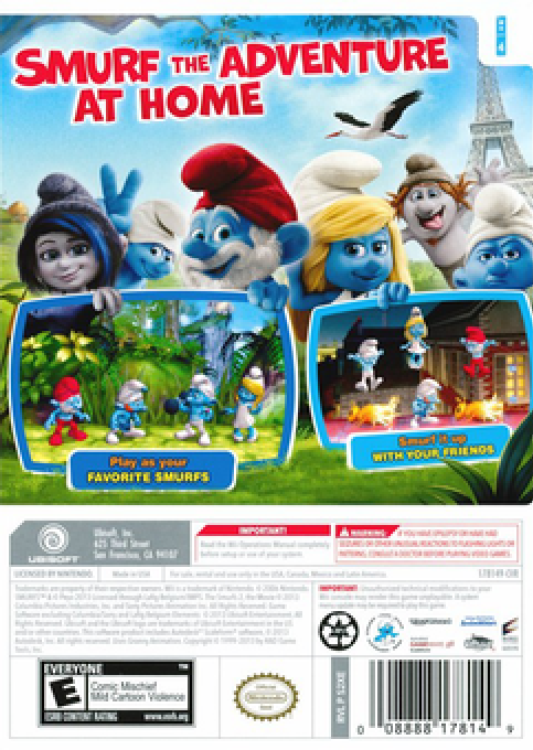 Smurfs 2, The — box-2D-back (US)