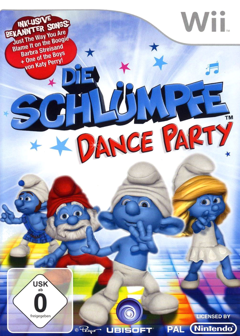 Smurfs, The - Dance Party — box-2D (DE)