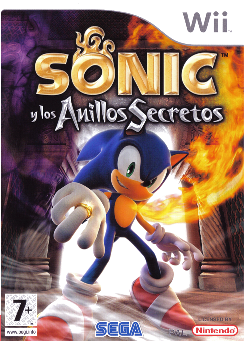 Sonic And The Secret Rings — box-2D (SP)