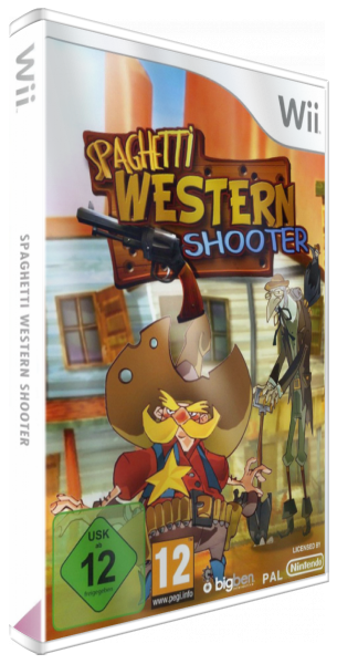 Spaghetti Western Shooter — box-3D (EU)