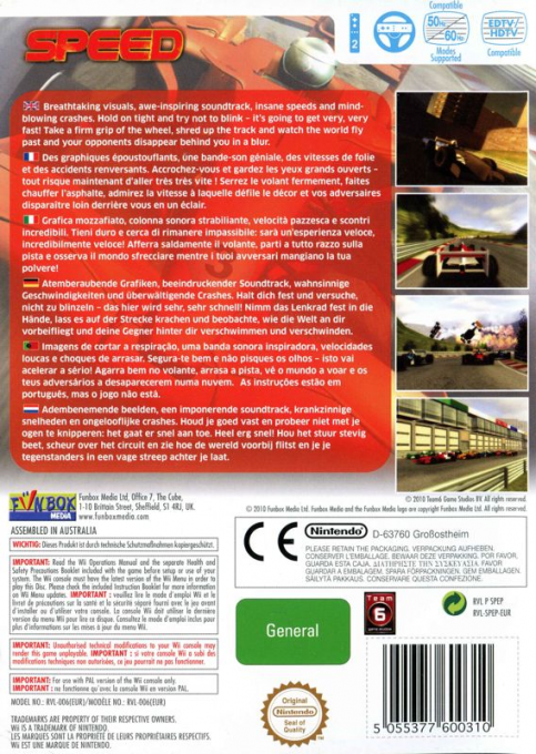 Speed — box-2D-back (EU)