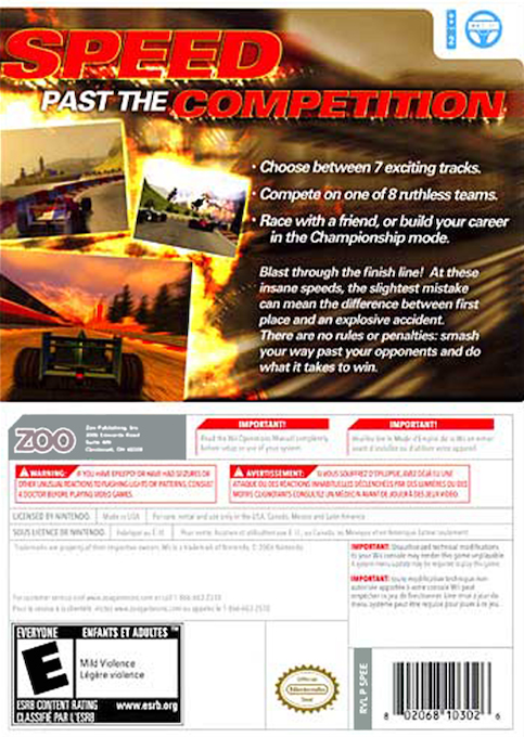 Speed — box-2D-back (US)