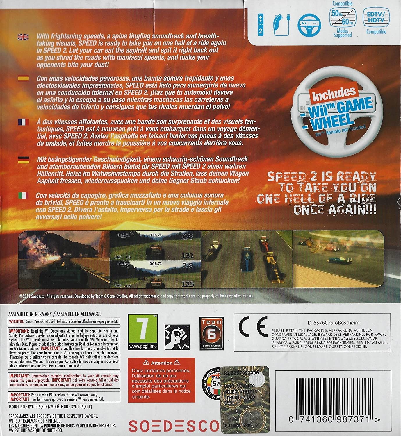 Speed 2 — box-2D-back (DE)