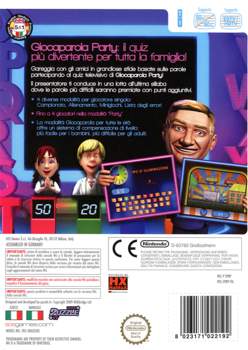 Spellbound Party — box-2D-back (IT)