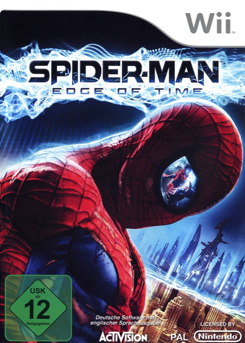 Spider-Man - Edge of Time — box-2D (DE)