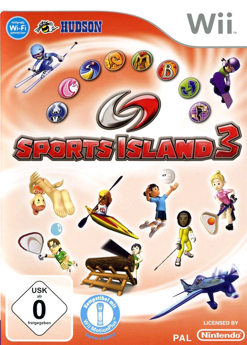 Sports Island 3 — box-2D (DE)