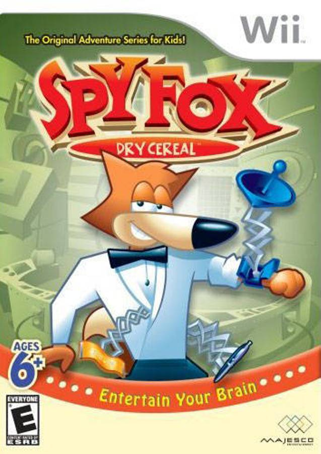 Spy Fox In Dry Cereal box art
