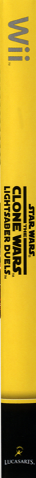 Star Wars The Clone Wars - Lightsaber Duels — box-2D-side (US)