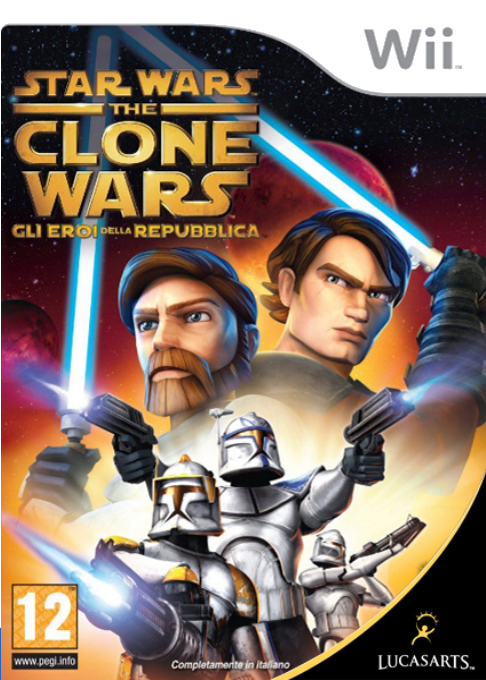 Star Wars The Clone Wars - Les Héros De La République — box-2D (IT)