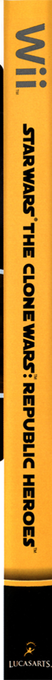 Star Wars The Clone Wars - Les Héros De La République — box-2D-side (US)